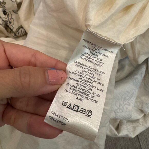 Pilcro Floral Maxi Dress - Cream and Brown - Picture 9 of 9